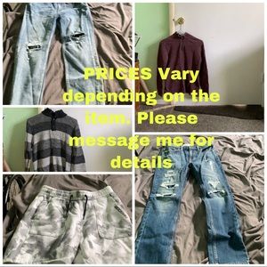 Variety of Kids Clothing